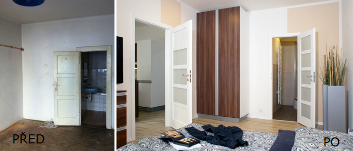 Před a po ložnice